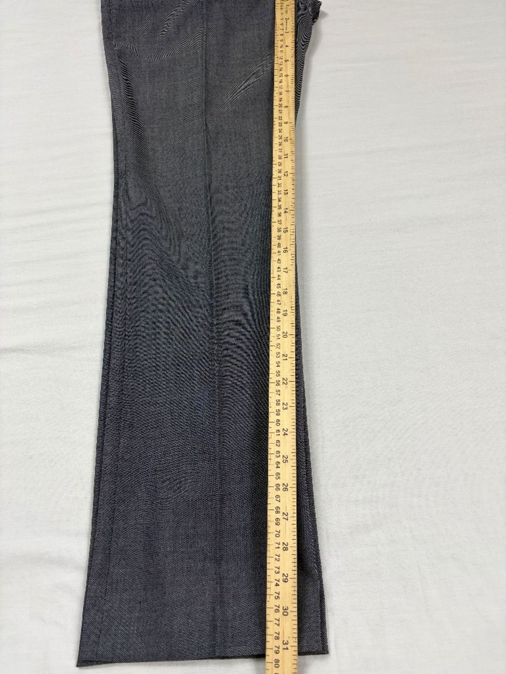 Pendleton Women’s Virgin Wool Gray Navy Twill Tailored Trousers Pants Size 6 - Picture 11 of 12